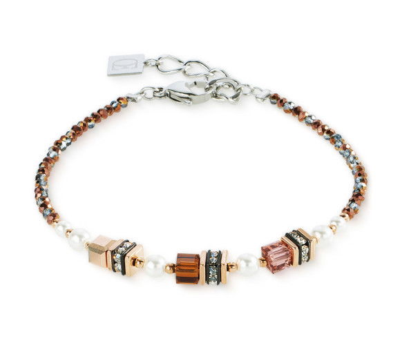 Helen Kirchhofer - Coeur de Lion Sparkling Princess Mocha Mousse Armband - 4567/30-1100