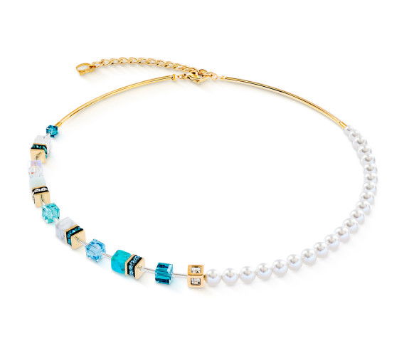 Helen Kirchhofer - Coeur de Lion GeoCube Precious Fusion Pearls Halskette - 5086/10-0616