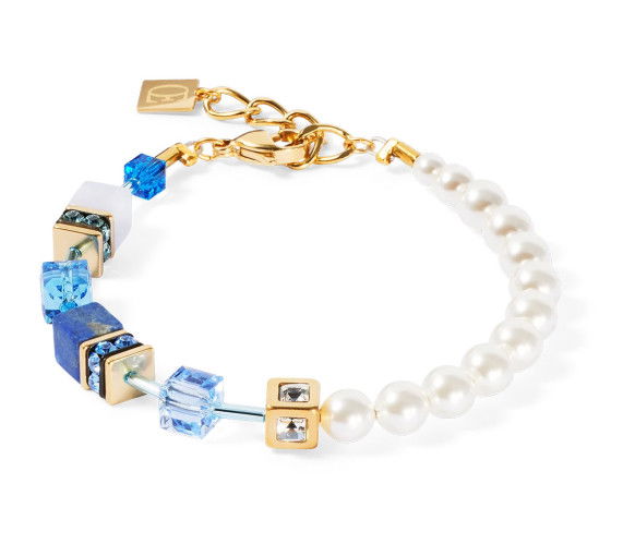 Helen Kirchhofer - Coeur de Lion GeoCube Precious Fusion Pearls Armband - 5086/30-0716