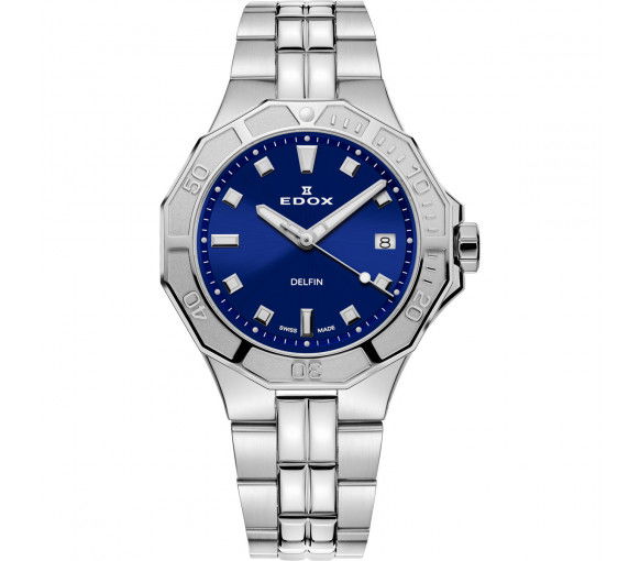 Edox Delfin Diver Date Lady - 53020 3M BUN