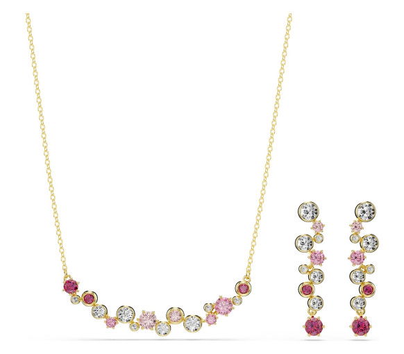 Helen Kirchhofer - Swarovski Set Constella Taglio misto Multicolore Placcato color oro - 5722542