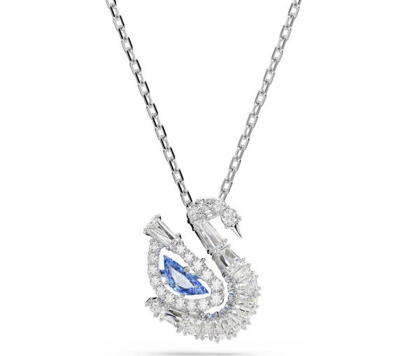 Helen Kirchhofer - Swarovski Collana Swan Taglio misto Cigno Blu - 5723389