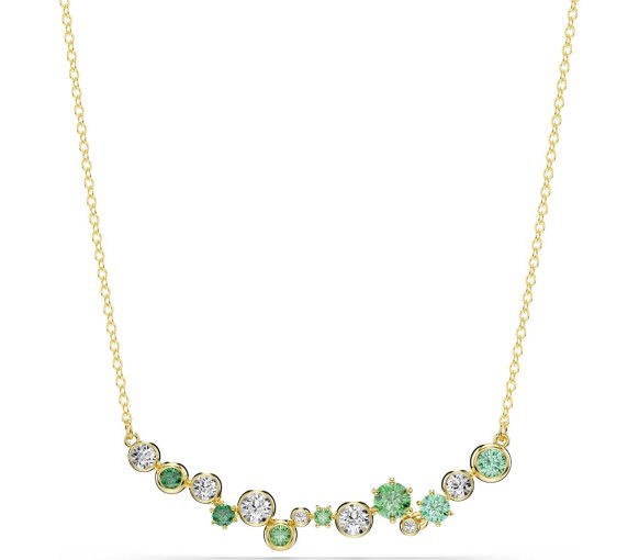 Helen Kirchhofer - Swarovski Collana Constella Taglio misto Verde Placcato color oro - 5732247