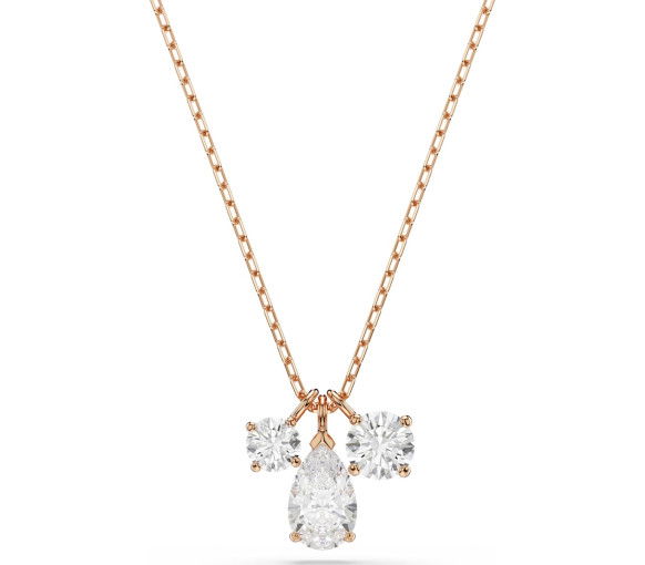 Helen Kirchhofer - Swarovski Collier Mesmera Tailles variées Blanc Placage de ton or rosé - 5734245
