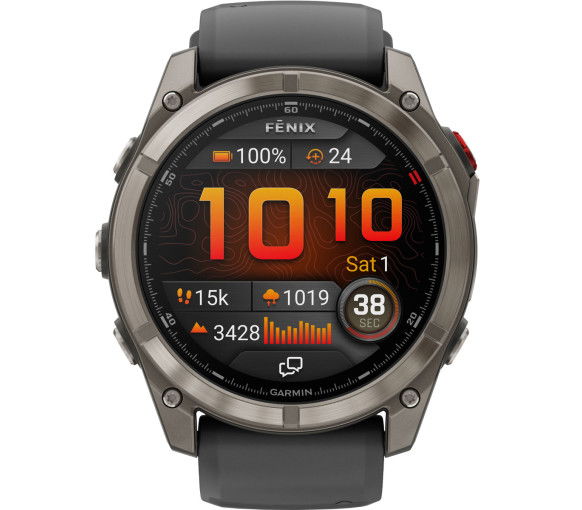 Helen Kirchhofer - Garmin Fenix 8 Pro Amoled Sapphire Titanium Black (51 mm) - 010-03199-11