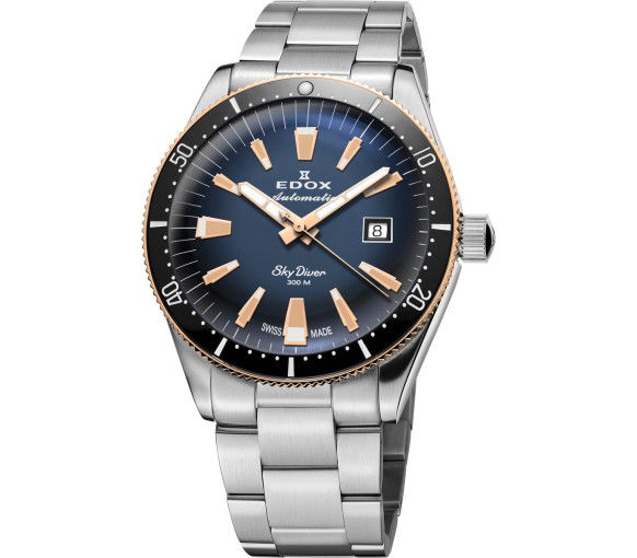 Edox Skydiver Date Automatic - 80126 357RNM BUIDR