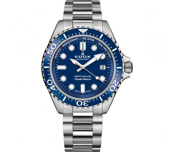 Helen Kirchhofer - Edox Neptunian Grande Réserve Date Automatic - 80801 3BUM BUIN