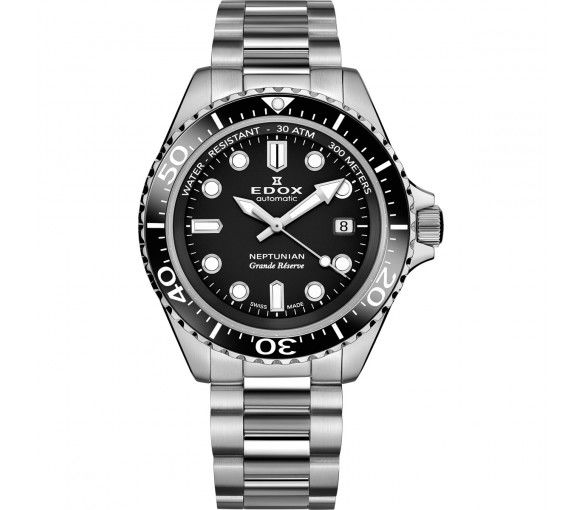 Helen Kirchhofer - Edox Neptunian Grande Réserve Date Automatic - 80801 3NM NIN