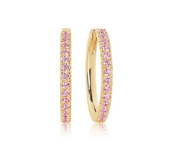 Helen Kirchhofer - Sif Jakobs Ellera Grande Ohrringe - SJ-E2869-PK(YG)