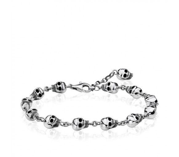 Helen Kirchhofer - Thomas Sabo Armband Totenköpfe - A1698-637-21-L19V