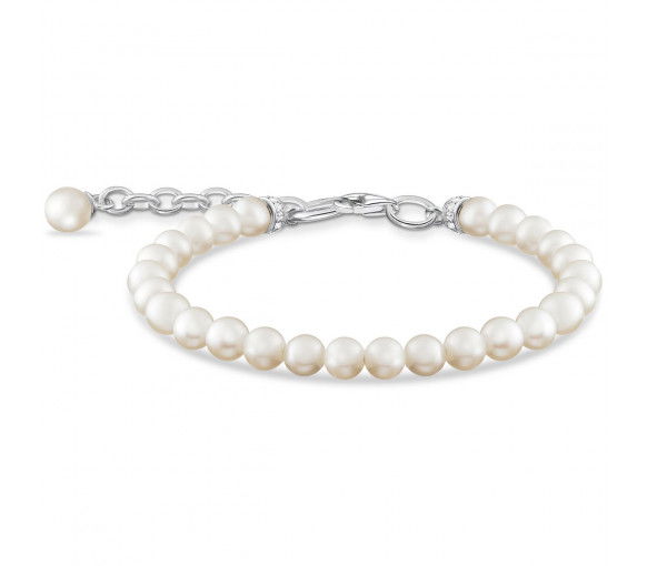 Helen Kirchhofer - Thomas Sabo Armband Perlen Silber - A2034-167-14-L19V