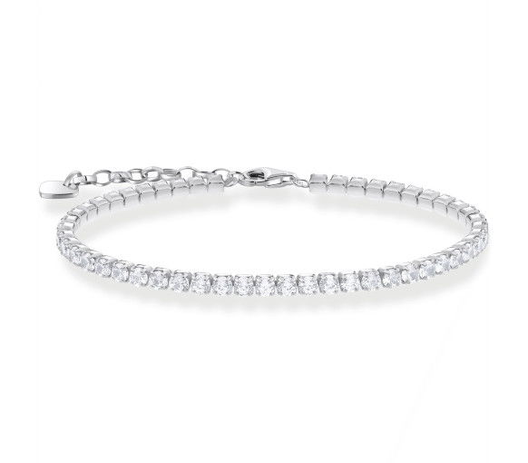 Thomas Sabo Tennisarmband mit weissen Steinen Silber - A2167-051-14