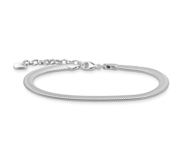 Helen Kirchhofer - Thomas Sabo Tennisarmband mit kleinen weissen Steinen Silber - A2169-001-21-L19V
