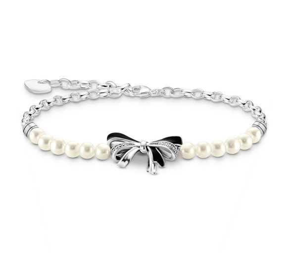 Helen Kirchhofer - Thomas Sabo Bracelets à boucles avec perles Lovely Romance Argent - A2171-167-11-L19V
