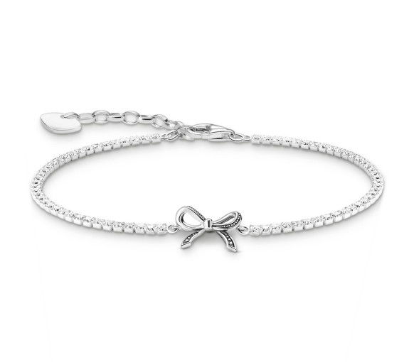 Helen Kirchhofer - Thomas Sabo Bracelets à boucles avec pierres blanches Argent - A2172-643-14-L19V