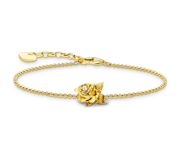Helen Kirchhofer - Thomas Sabo Bracelet Roses Romance plaqué or - A2175-414-39-L19V