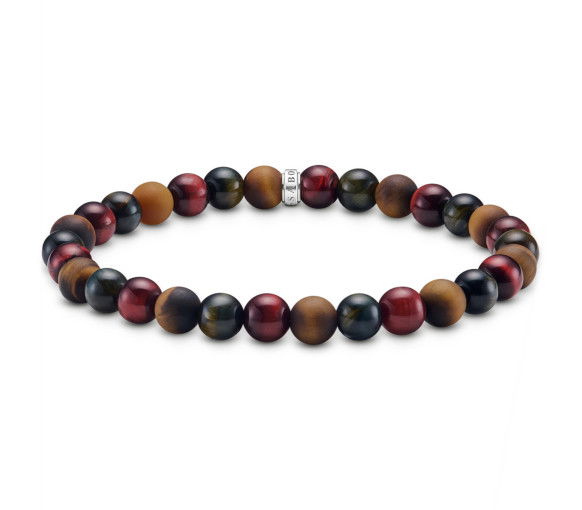 Helen Kirchhofer - Thomas Sabo Bracelet talisman avec Beads en oeil de tigre - A2182-826-2