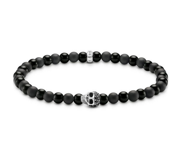 Helen Kirchhofer - Thomas Sabo Talisman Armband Skull mit Obsidian - A2185-705-11