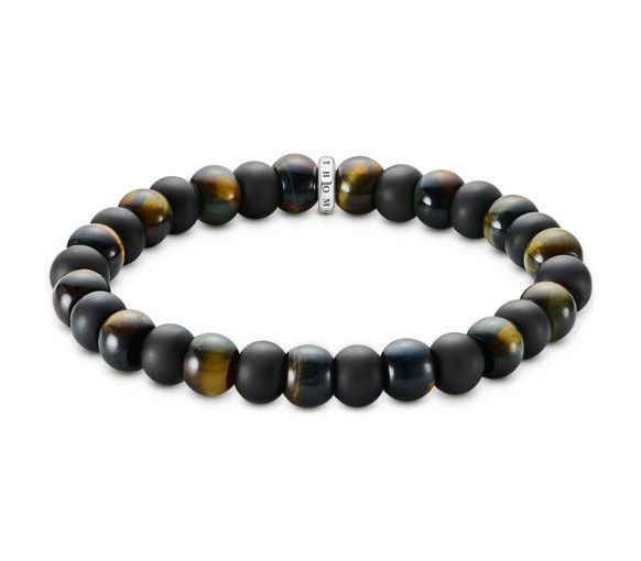 Helen Kirchhofer - Thomas Sabo Bracelets en obsidienne et œil de tigre - A2196-806-11