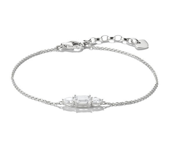 Helen Kirchhofer - Thomas Sabo Armband mit funkelnden Zirkonia Steinen Bold Elegance Silber - A2221-051-14-L19V