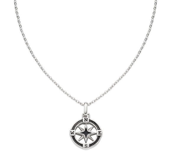 Amen Compass Rose Steel Halskette - ACCL101