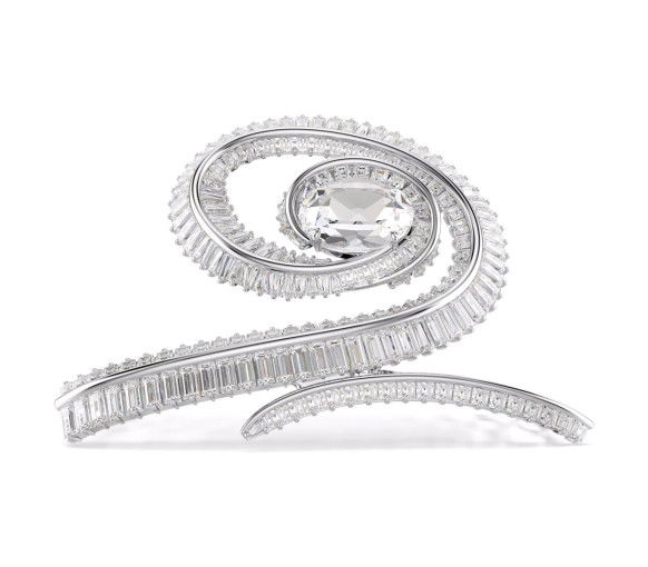 Swarovski x Ariana Grande Haarclip Kristallperle Baguette Schliff Weiss Rhodiniert - 5720867