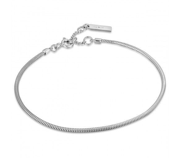 Ania Haie Silver Snake Chain Armband - B038-02H