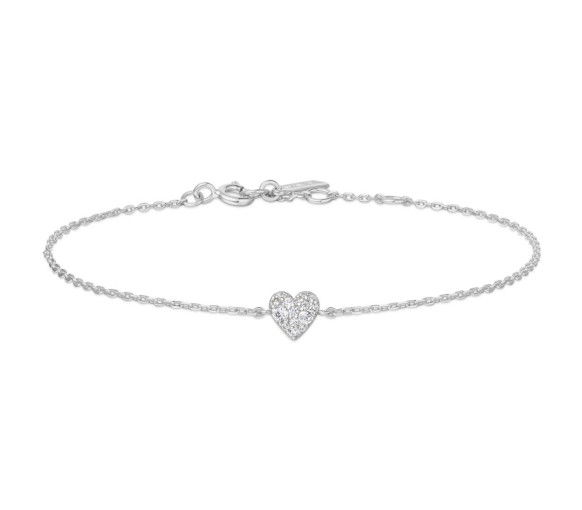 Helen Kirchhofer - Ania Haie Silver Sweetheart Pavé Armband - B064-01H