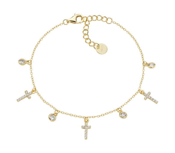 Helen Kirchhofer - Amen Crosses and Drops  Armband - BRMCRGBZ
