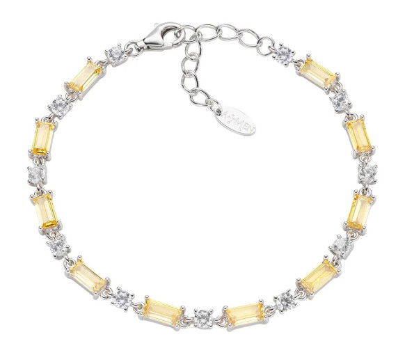 Helen Kirchhofer - Amen Baguette Cut Tennis Armband - BT2REBGBZ16