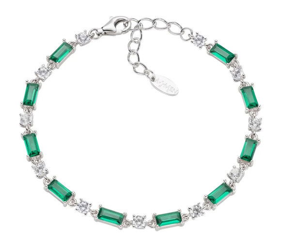 Helen Kirchhofer - Amen Baguette Cut Tennis Armband - BT2REBVBZ16