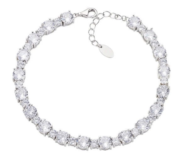 Helen Kirchhofer - Amen Round Cut Tennis Armband - BT2TOBBBZ16