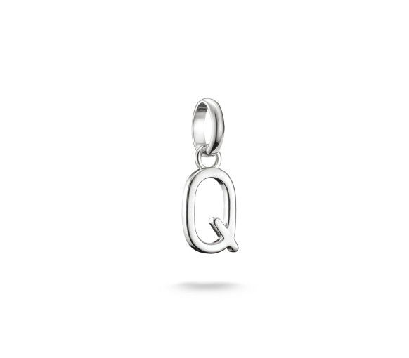 Helen Kirchhofer - Thomas Sabo Pendentif Charm lettre Q Connect argent - CC1223-001-21