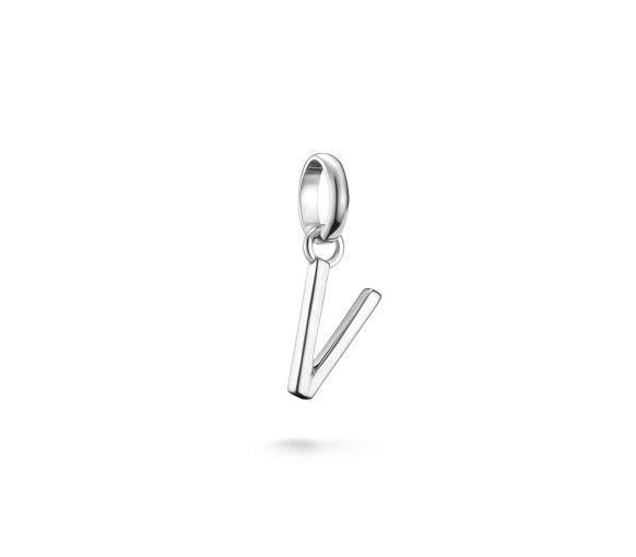 Helen Kirchhofer - Thomas Sabo Pendentif Charm lettre V Connect argent - CC1228-001-21