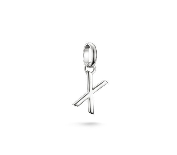 Helen Kirchhofer - Thomas Sabo Pendentif Charm lettre X Connect argent - CC1230-001-21