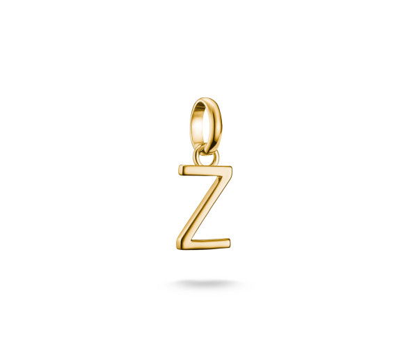 Helen Kirchhofer - Thomas Sabo Pendentif Charm lettre Z Connect plaqué or - CC1232-413-39