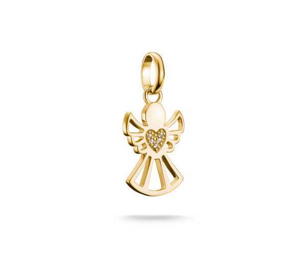 Helen Kirchhofer - Thomas Sabo Pendentif Charm protecteur de l’amour Connect plaqué or - CC1242-414-14