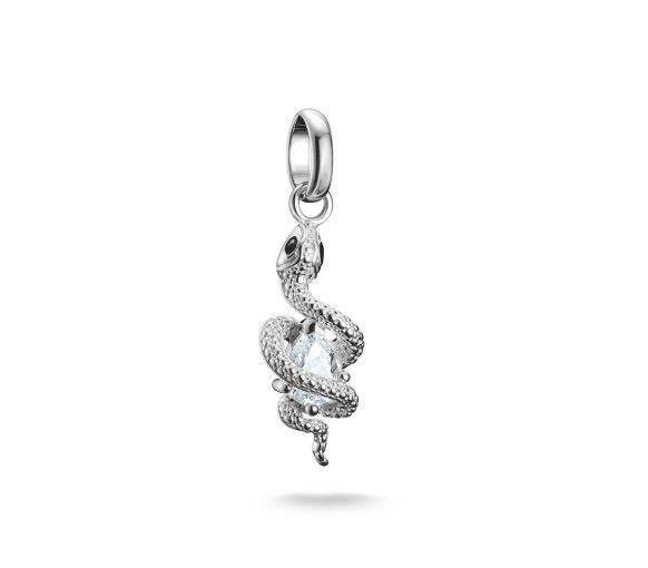 Helen Kirchhofer - Thomas Sabo Pendentif Charm serpent avec pierre Connect argent - CC1264-041-14