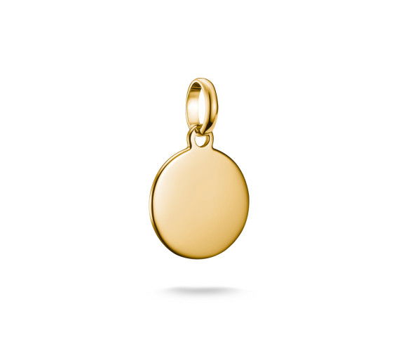 Helen Kirchhofer - Thomas Sabo Pendentif médaille Connect Charm en plaqué or - CC1271-413-39