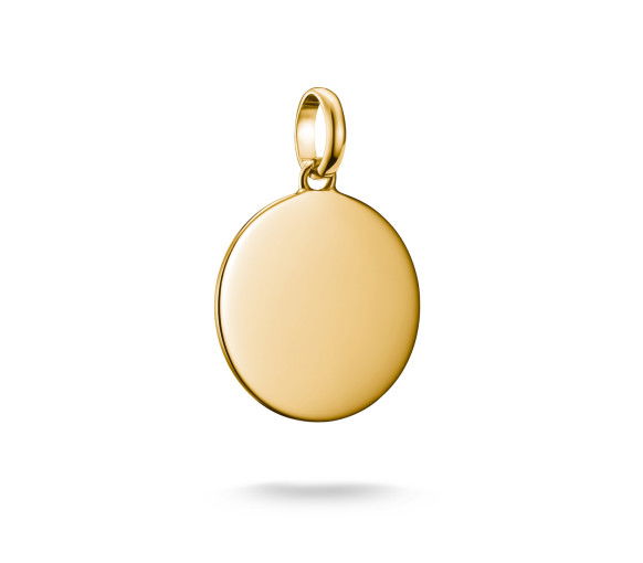 Helen Kirchhofer - Thomas Sabo Pendentif Charm grande médaille Connect plaqué or - CC1273-413-39