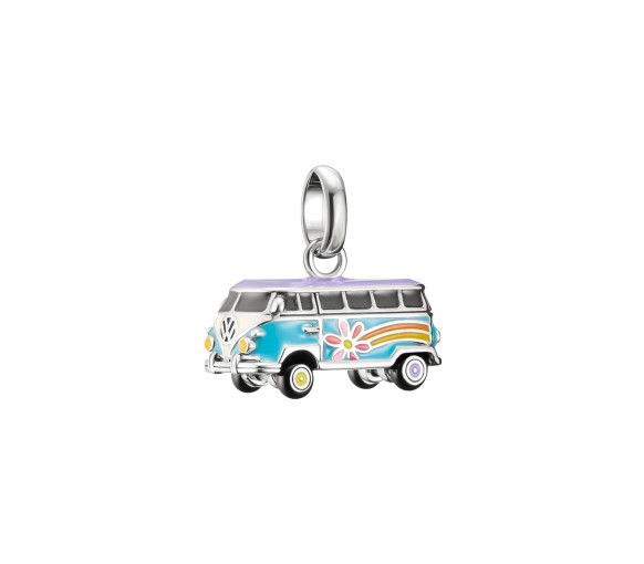 Helen Kirchhofer - Thomas Sabo Charm-Anhänger Volkswagen Hippie-Bus Connect Silber - CC1324-664-7