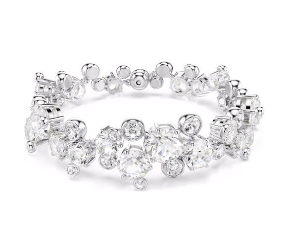 Helen Kirchhofer - Swarovski Constella Armband Verschiedene Schliffe Weiss Rhodiniert - 5722469