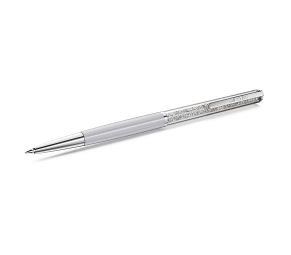 Helen Kirchhofer - Swarovski Crystalline Silk ballpoint pen White lacquered Chrome Plated - 5709613