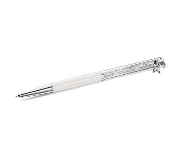 Helen Kirchhofer - Swarovski Crystalline Ballpoint Pen White lacquered Chrome plated - 5717136