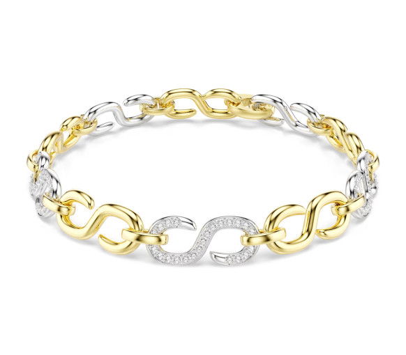 Helen Kirchhofer - Swarovski Dextera Bracelet Round cut White Mixed metal finish - 5741792
