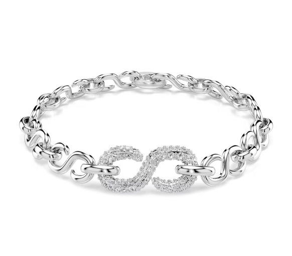 Helen Kirchhofer - Swarovski Dextera Bracelet Round cut White Rhodium plated - 5747642