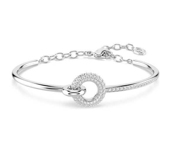 Helen Kirchhofer - Swarovski Dextera Bangle Round cut White Rhodium plated - 5743569