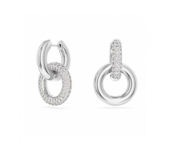 Helen Kirchhofer - Swarovski Dextera Kreolen Verschlungener Reif Weiss - 5671807