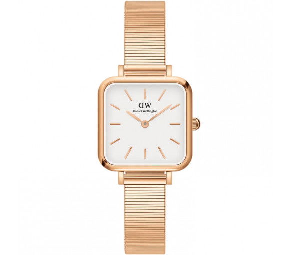 Daniel Wellington Quadro Studio Rose Gold White - DW00100517
