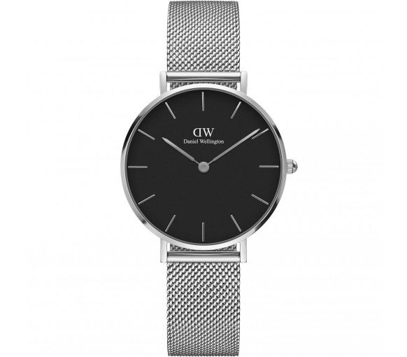 Daniel Wellington Classic Petite Sterling Black
